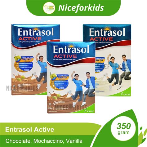 Jual Entrasol Active Ukuran Gr Susu Tinggi Kalsium Susu Pertumbuhan