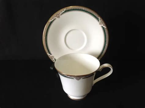 ROYAL DOULTON FORSYTH H5197 One 1 Footed Tea Cup Saucer Set Fine