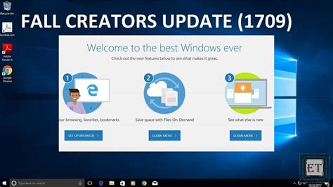 Windows 10 Fall Creators Update 1709 How To Upgrade YouTube