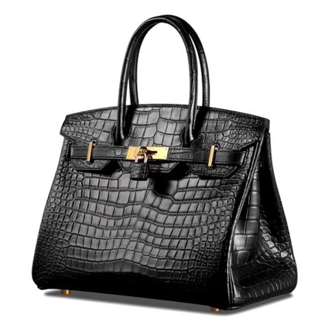 Stylish Alligator Leather Padlock Handbags