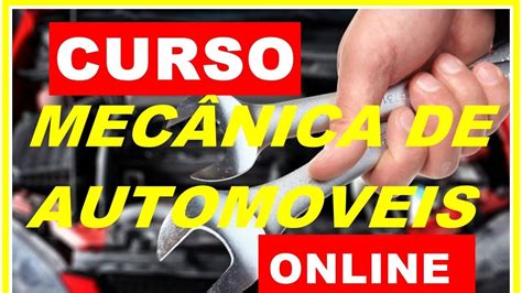 Curso De Mecanicas De Automoveis Curso De Mecanica Online YouTube