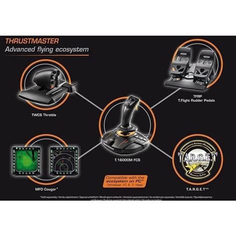 Jual Thrustmaster T16000M Fcs Flight Pack Shopee Indonesia