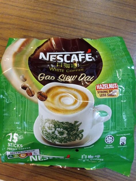 Nescafe White Coffee Gao Siew Dai Food Drinks Beverages On Carousell