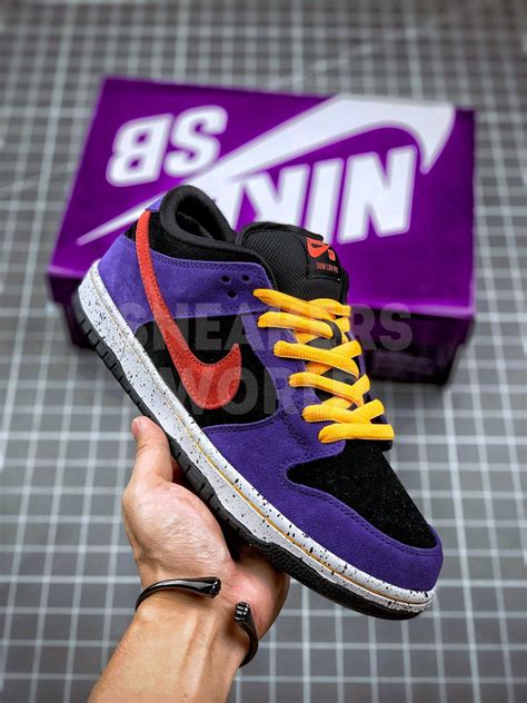 Nike Sb Dunk Low Acg Terra Purple Black Red