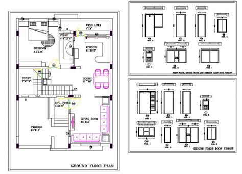 Cad Blocks Floor Plan