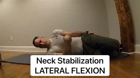 Neck Stabilization Exercise 2 Neck Lateral Flexion Youtube