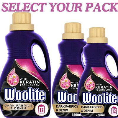 Woolite Liquid Laundry Detergent 750ml For Dark Fabrics Denim Revives