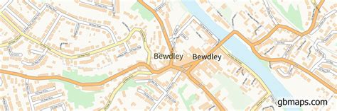 Bewdley Vector Street Map