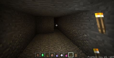 Coordinates mod for Minecraft PE 1.2.2