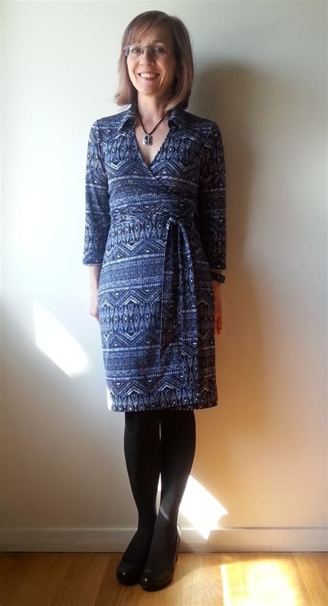 Stylearc Lea Knit Wrap Dress Pattern Review By Steph A