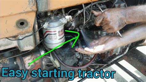 Tractor Easy Starting Easy Tractor Fuel Air Bleed Youtube