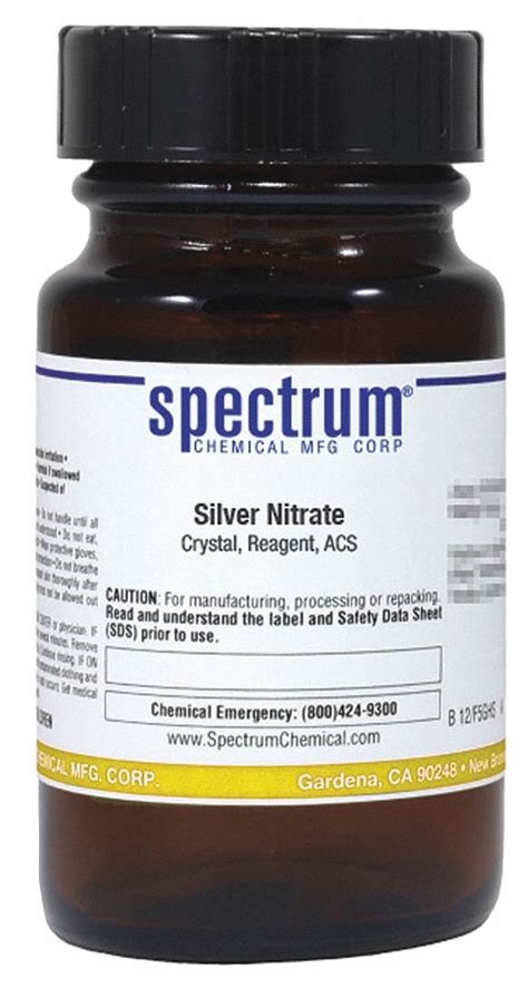 F W Silver Nitrate Crystal Reagent Acs G