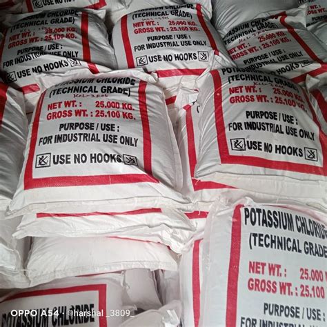 White Powder Potassium Chloride Kcl Kg Hdpe Bag At Kg In Mumbai