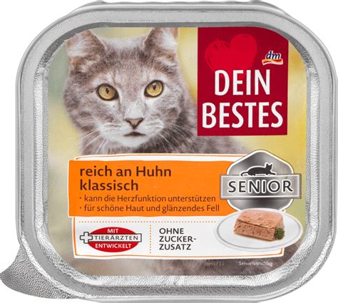 Dein Bestes Nassfutter für Katzen Senior reich an Huhn 100 g