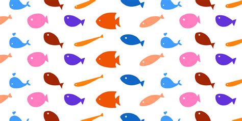 simple fish pattern  png