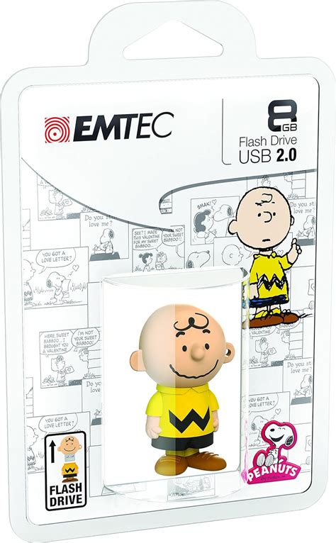 Emtec Ecmmd Gpn Peanuts Charlie Brown Flash Drive Gb Amazon