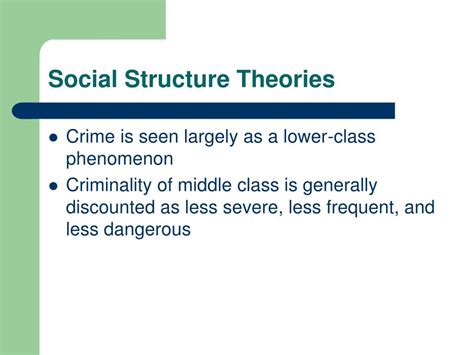 PPT Structural Theories Of Crime PowerPoint Presentation Free