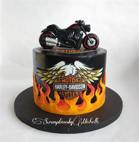 Harley Davidson cake - Cake by Michelle Chan - CakesDecor