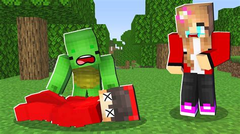 R I P Cash Maizen Crying Sad Story In Minecraft Jj And Mikey Nico