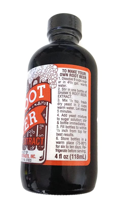 Shanks Root Beer Extract 4 Oz Makes 5 Gallon Dutchmans Store