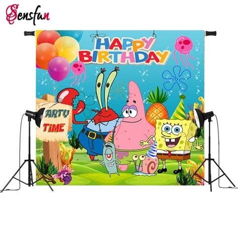 Spongebob Birthday Background