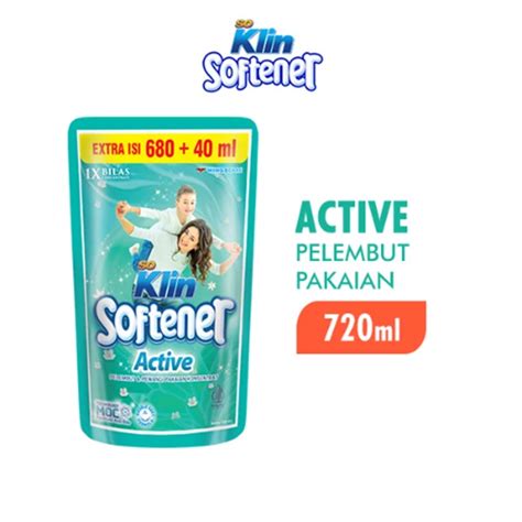 Jual So Klin Softener Sekali Bilas Active Ml Per Karton Isi