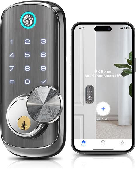 Keyless Entry Smart Door Lock TEEHO TE217 Fingerprint WiFi Keypad