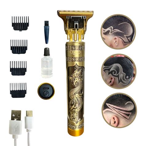 Cortador USB T9 Aparador De Cabelo Profissional Barbeador Shopee Brasil