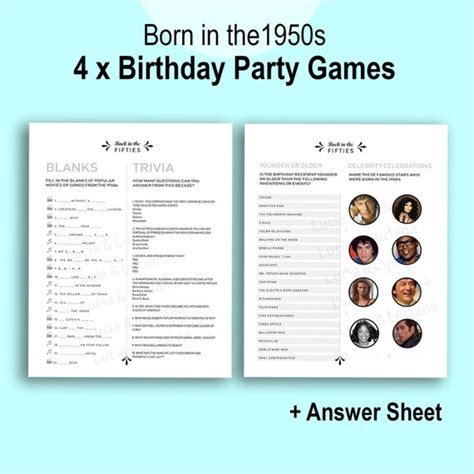 60th birthday games for party, 60th birthday party games, 60 birthday ...