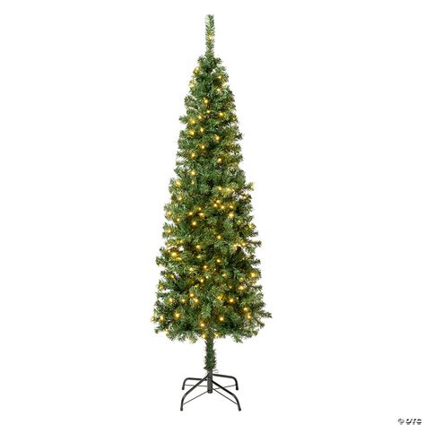 National Tree Company First Traditions™ Collection 6 Ft Pre Lit Artificial Linden Spruce Slim