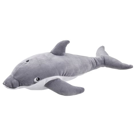 BLÅVINGAD Soft toy, dolphin/grey, 50 cm - IKEA