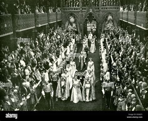 CORONATION OF QUEEN ELIZABETH II in Westminster Abbey on 2 June 1953 ...