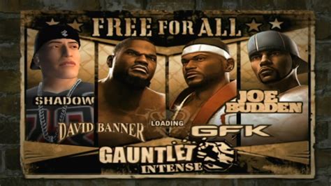 Def Jam Fight For NY SHADOW Vs BANNER Vs GFK Vs JOE BUDDEN HARD