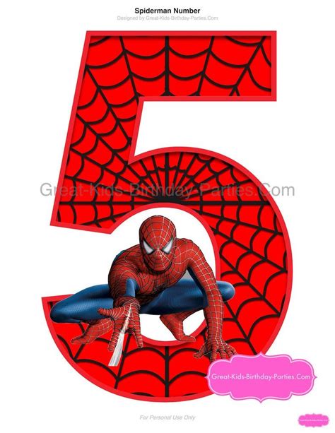 Spider Centerpiece, Number 5 Centerpiece, Spider Themed Birthday, Spiderweb Theme Party Supplies ...