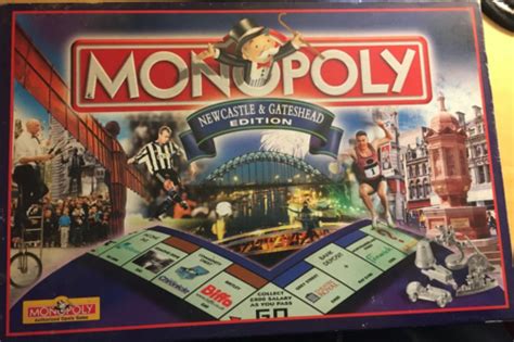 Monopoly Newcastle Gateshead Edition Board Game Complete