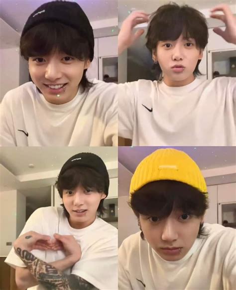 Bts Community Posts 와줘서 고마워 밤을 새며 정국이의 라이브를 보며 역사속의 라이브 😀