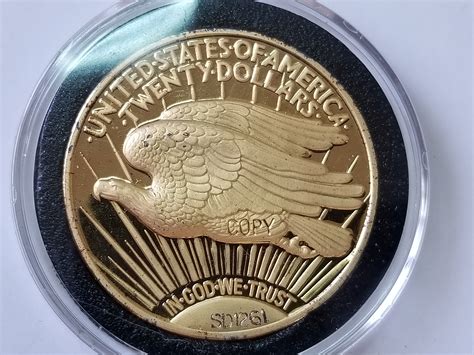 1933 Saint Gaudens Double Eagle Copy Gold Plated | Property Room