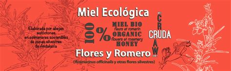 Miel Cruda Ecol Gica Flores Y Romero Gr Mandr Gora T Y Caf