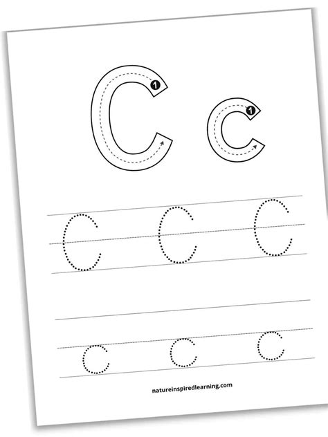 Letter C Tracing Worksheets