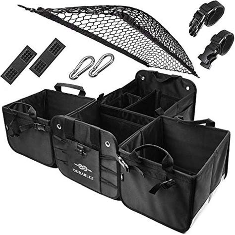 Amazon Nineduck Car Trunk Organizer With Lid Heavy Duty Extra