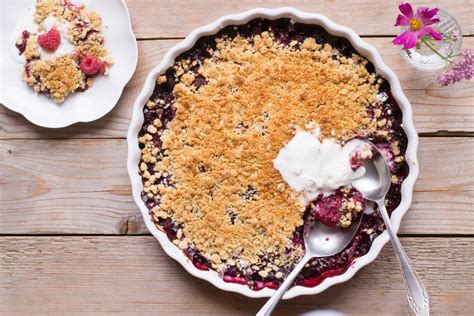 Crumble Keto de Frutos Rojos Dieta cetogénica