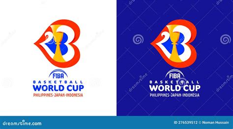 FIBA Basketball World Cup 2023 Logo Cartoon Vector | CartoonDealer.com ...