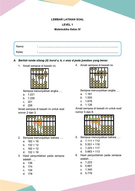 Latihan Soal Matematika Kelas Vol Bab Daring Nur Hidayah Press