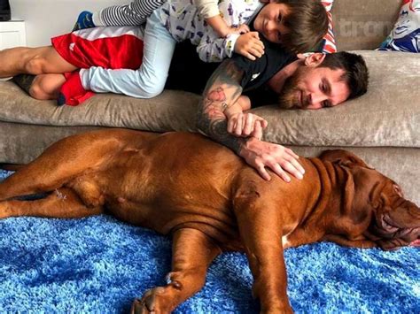 Hulk el can de Lionel Messi impresiona por su tamaño descomunal