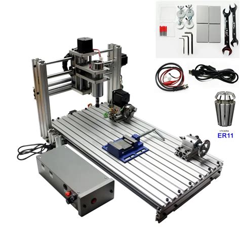 USB CNC Woodworking Lathe Machine 3 axis 4 axis CNC 6030 Engraving ...