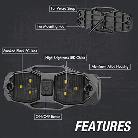 Acec Shop Utv Dome Light V Universal Roll Bar Mount Led Dome Light