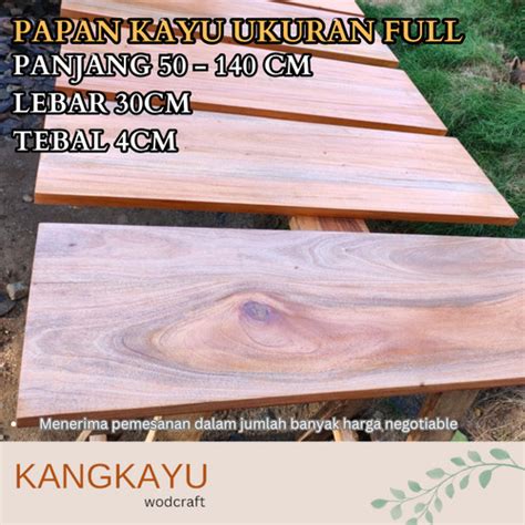 Jual Papan Kayu Mahoni Lebar Cm Tebal Cm Panjang Cm Meter