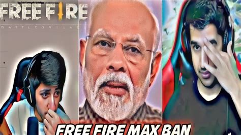 Garena Free Fire Max Ban 🤬 Sad Status Free Fire Max Ban Government 😞😞