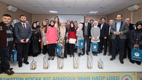 İLÇEMİZ ŞEHİT SEBAHATTİN KOÇAK KIZ ANADOLU İMAM HATİP LİSESİ NDE GENÇ