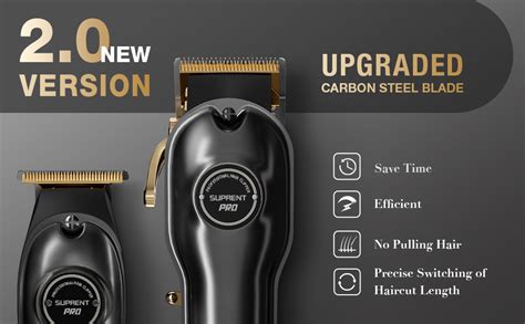 SUPRENT PRO Professional Hair Clippers For Men Hair Cutting Kit